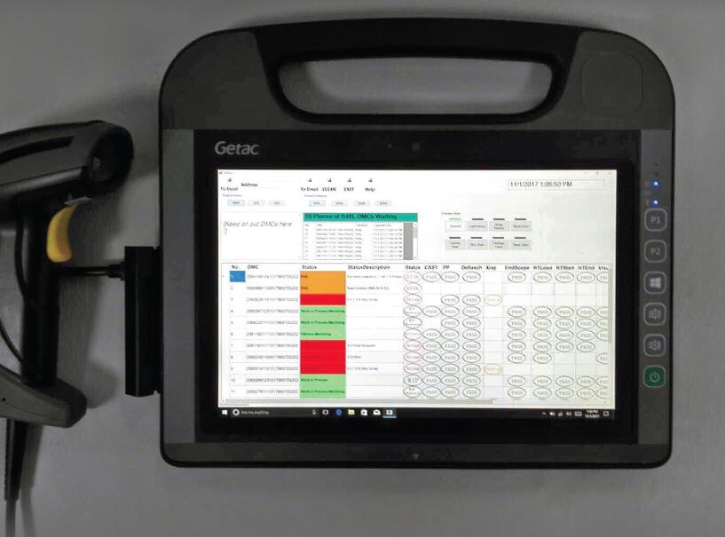 GETAC RX10平板電腦在汽車零部件品控中的應(yīng)用案例
